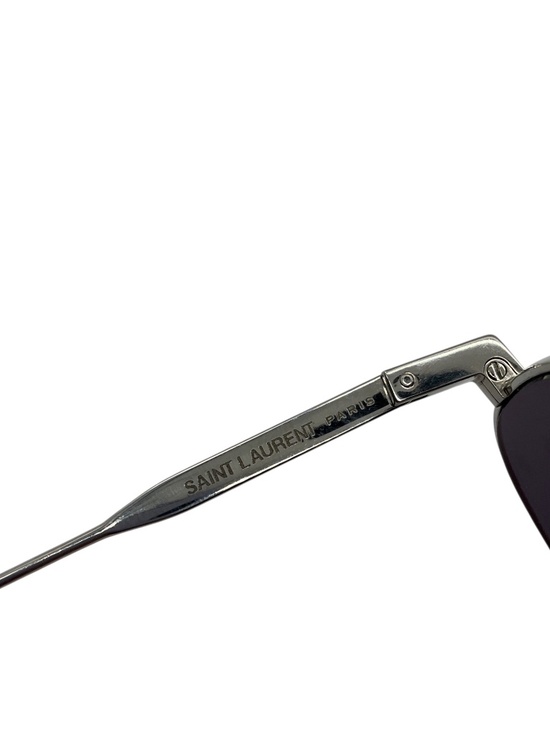 SAINT LAURENT SILVER TITANIUM AVIATOR SUPER STARS SUNGLASSES main image 4